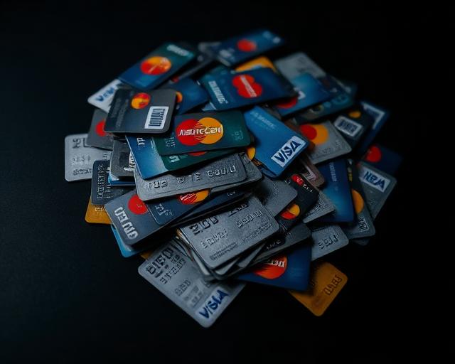 Pile of credit cards